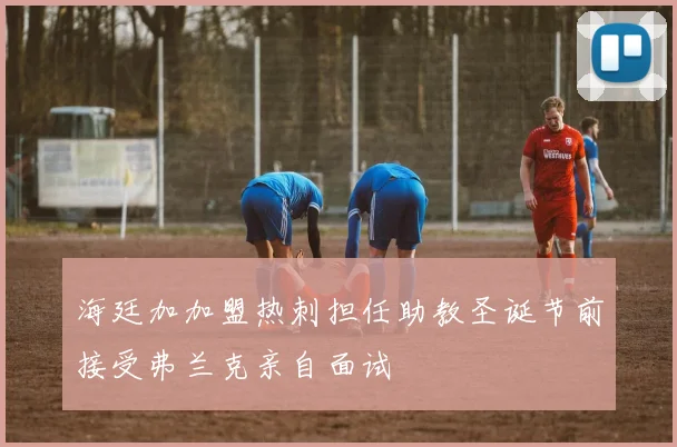 海廷加加盟热刺担任助教圣诞节前接受弗兰克亲自面试